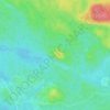 Topografinen kartta Rupukkavaara, korkeus, helpotus