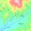 Topografinen kartta su Suergiu 'e Landiri Mannu, korkeus, helpotus