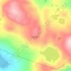 Topografinen kartta Bolhovdskarvet, korkeus, helpotus