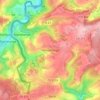 Topografinen kartta Wolwelange, korkeus, helpotus