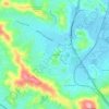 Topografinen kartta Terra Linda, korkeus, helpotus
