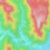 Topografinen kartta Valsondrà, korkeus, helpotus