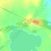 Topografinen kartta Vojakkala, korkeus, helpotus