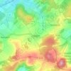 Topografinen kartta Zilsdorf, korkeus, helpotus