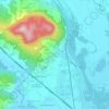 Topografinen kartta Sankt Margarethen bei Lebring, korkeus, helpotus