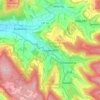 Topografinen kartta Frauendorf, korkeus, helpotus