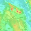 Topografinen kartta Kilpiälä, korkeus, helpotus
