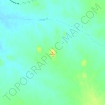 Topografinen kartta Gallery Hill, korkeus, helpotus