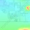 Topografinen kartta Pascua Pueblo, korkeus, helpotus