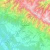 Topografinen kartta Dharamshala, korkeus, helpotus