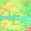 Topografinen kartta Lenzenberg, korkeus, helpotus