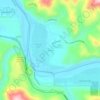 Topografinen kartta Shively, korkeus, helpotus