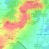 Topografinen kartta Kleindubrau - Mała Dubrawa, korkeus, helpotus