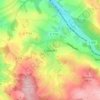 Topografinen kartta Clausnitz, korkeus, helpotus