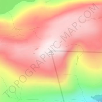 Topografinen kartta Råstu, korkeus, helpotus