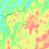 Topografinen kartta Madden, korkeus, helpotus