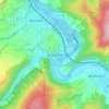 Topografinen kartta Beiseförth, korkeus, helpotus