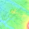 Topografinen kartta Canceles, korkeus, helpotus