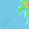 Topografinen kartta Taurere, korkeus, helpotus