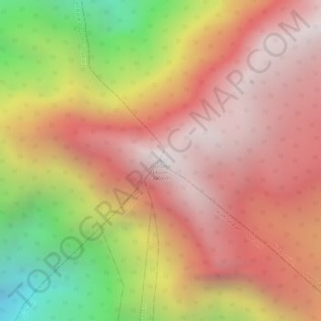 Topografinen kartta Gunung Leuser, korkeus, helpotus