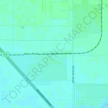 Topografinen kartta Conner, korkeus, helpotus