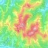 Topografinen kartta Wurzenberg, korkeus, helpotus