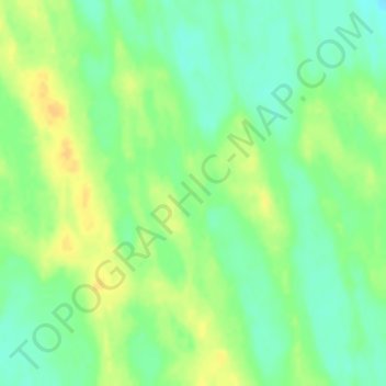 Topografinen kartta Lake Eyre Basin, korkeus, helpotus