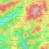 Topografinen kartta Lützinghausen, korkeus, helpotus