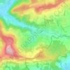 Topografinen kartta Bühl, korkeus, helpotus