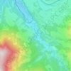 Topografinen kartta Unterwindau, korkeus, helpotus
