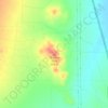 Topografinen kartta Shadow Hills, korkeus, helpotus