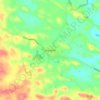 Topografinen kartta Annahilt, korkeus, helpotus