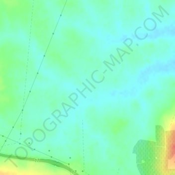 Topografinen kartta Montana, korkeus, helpotus