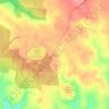 Topografinen kartta Dereel, korkeus, helpotus