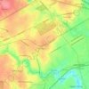 Topografinen kartta Drexel Hill, korkeus, helpotus
