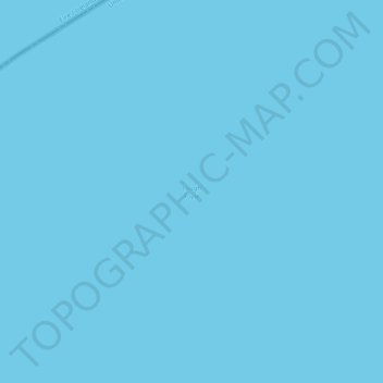 Topografinen kartta Lough Foyle, korkeus, helpotus