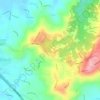 Topografinen kartta Mons, korkeus, helpotus