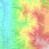 Topografinen kartta Celico, korkeus, helpotus