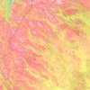Topografinen kartta Arjeplogs kommun, korkeus, helpotus