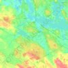 Topografinen kartta Akaa, korkeus, helpotus