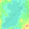Topografinen kartta Onkamojärvi, korkeus, helpotus
