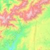 Topografinen kartta Toubkal ⵜⵓⴱⵇⴰⵍ توبقال, korkeus, helpotus
