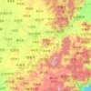 Topografinen kartta 松花江, korkeus, helpotus