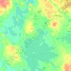 Topografinen kartta Vehkajärvi, korkeus, helpotus