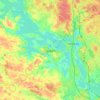 Topografinen kartta Vesilahti, korkeus, helpotus