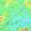 Topografinen kartta Mondercange, korkeus, helpotus