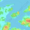 Topografinen kartta Önsholm, korkeus, helpotus