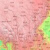 Topografinen kartta 雅砻江, korkeus, helpotus