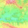 Topografinen kartta Şiran, korkeus, helpotus